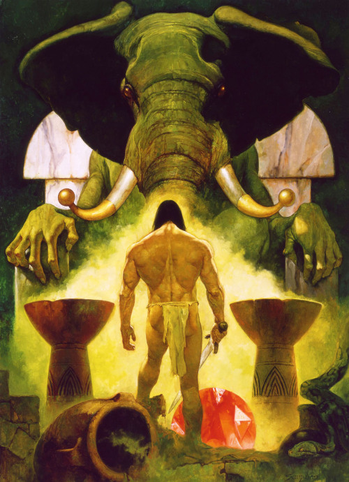 swordandsorcerytales:Tower of the Elephant by Manuel...