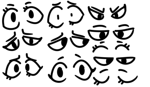 practicing eyes because for some reason eyes are the thing i...