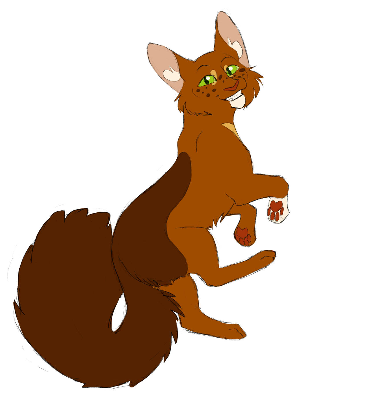 Tennelle's Warrior Cats Character Designs — Squirrelflight ThunderClan