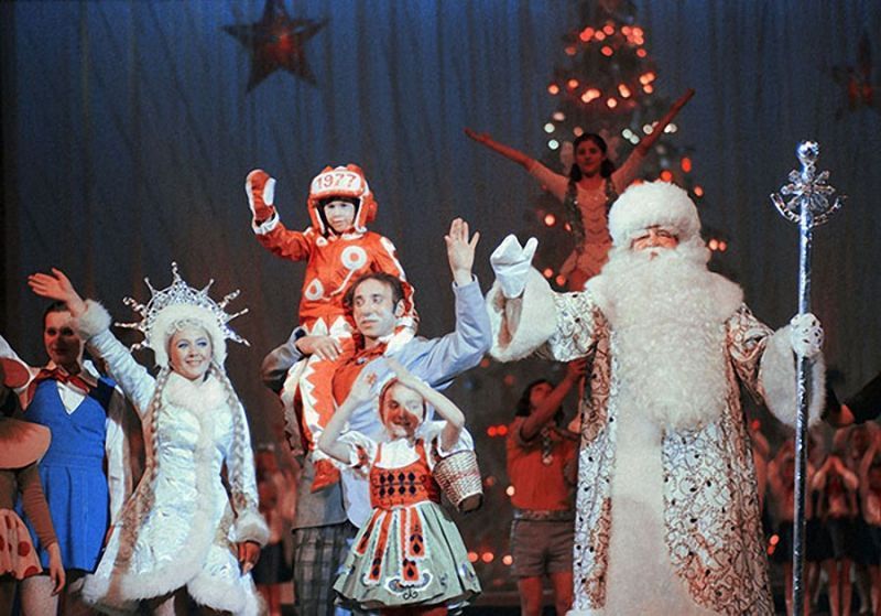 New Year holiday show in Kremlin (1976)