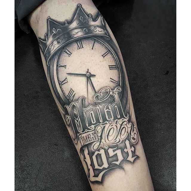 Street City Tattoos — “Hard times never last” Another angle of this...