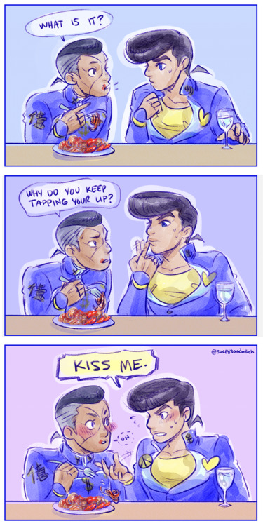 soapysandmich:josuyasu edition of a bit shamelessly stolen...