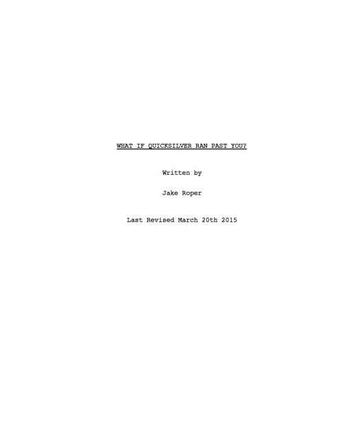 Here’s the PDF of the final script for my latest Vsauce3 video...