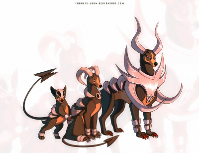 How To Draw Houndoom Pokemon