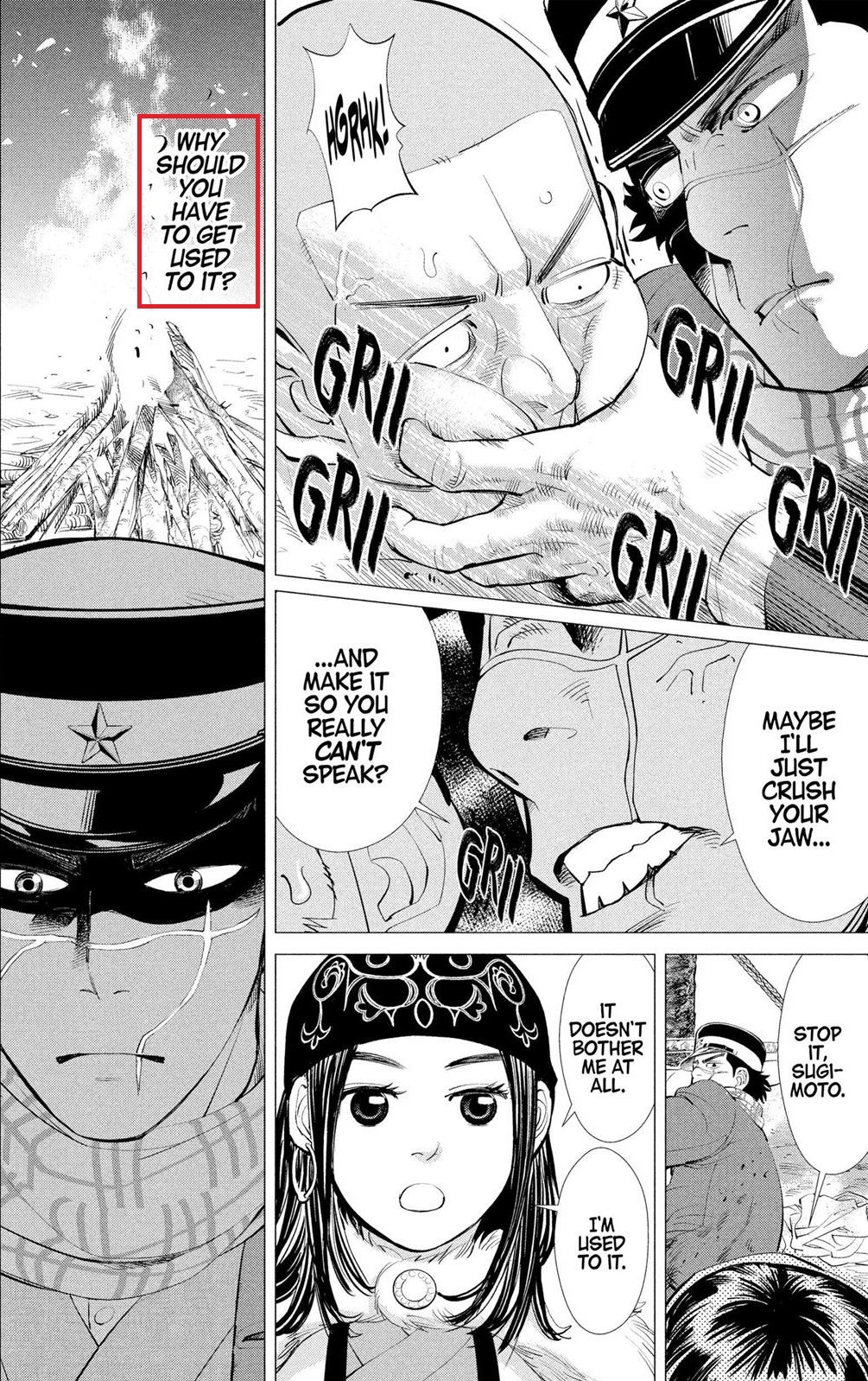 Do the Golden Kamuy characters feel guilty when killing people? 