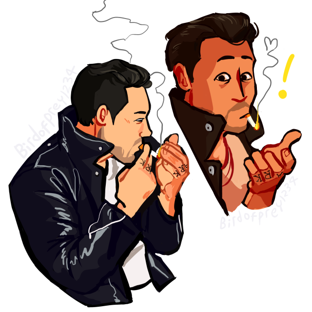 HAPPY THIRD SUNDAY Y’ALL! Here’s a concept for you: Yancy in a leather jacket, like the greaser gods intended. *Do not...