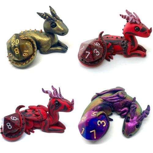 sometimes-i-drawthings:Huge Polymer Clay Dragon Shop Update!!...