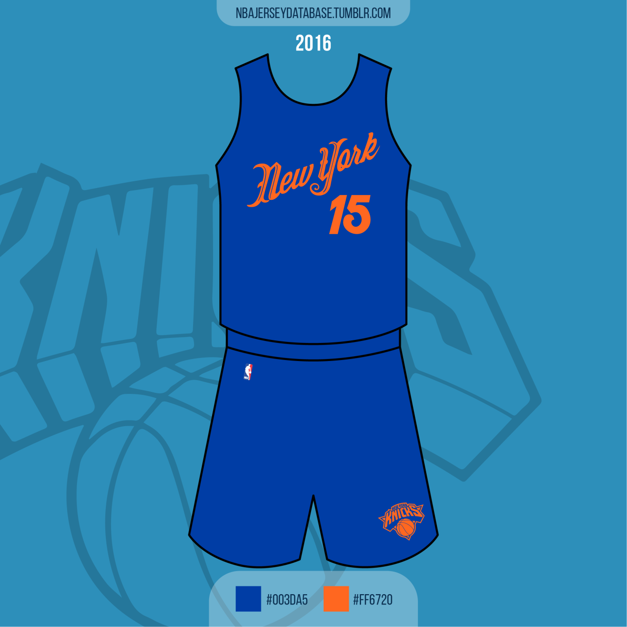 knicks alternate jersey 2016