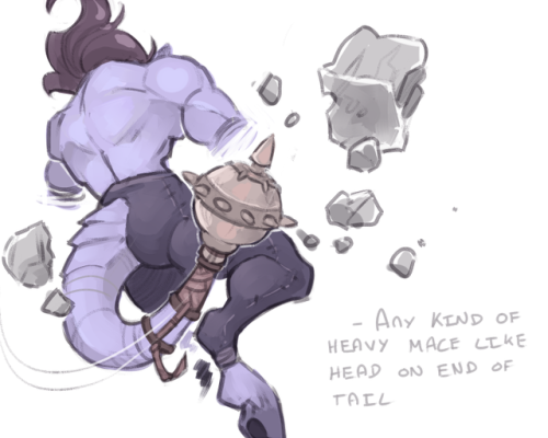 isei-silva:So more on Draenei using their bodies as weapons. I...