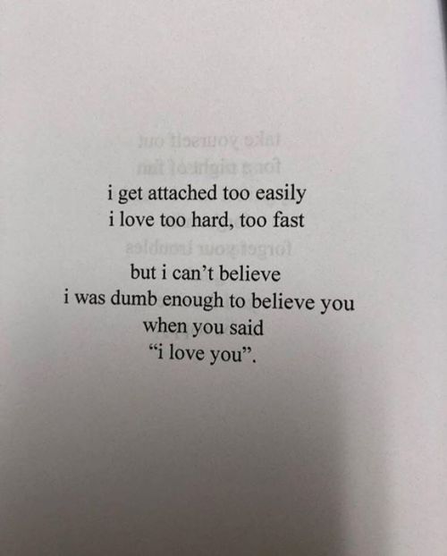 I get attached too easily.. —via https://ift.tt/2eY7hg4