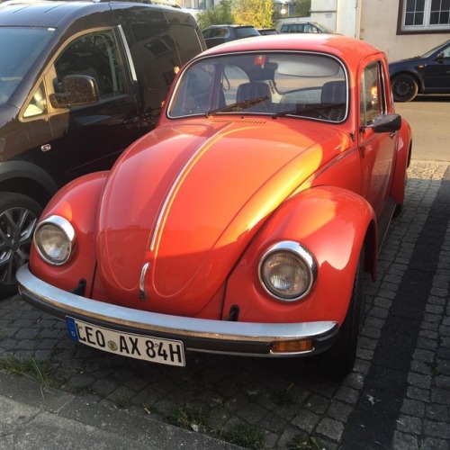 Nice original orange bug, spotted on our trip to Wolfsburg a...