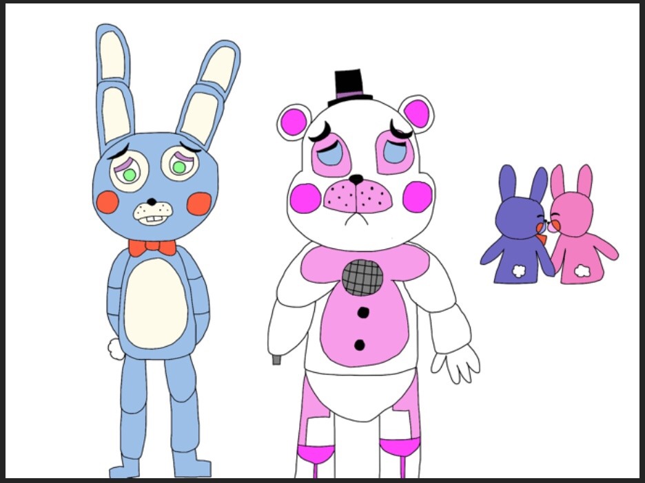 toy freddy x toy bonnie