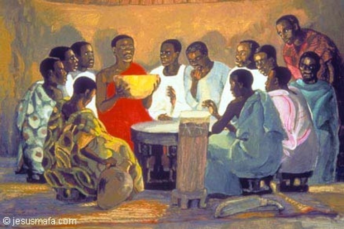 Global Christian Worship - Holy Week Art from Cameroon (Jesus Mafa)