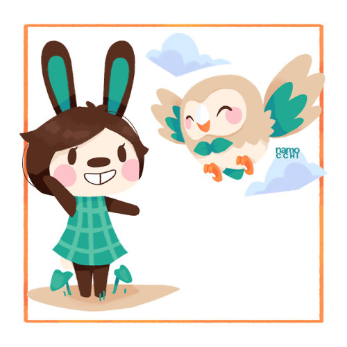 namocchi:Animal Crossing + Pokemon ✨✨✨