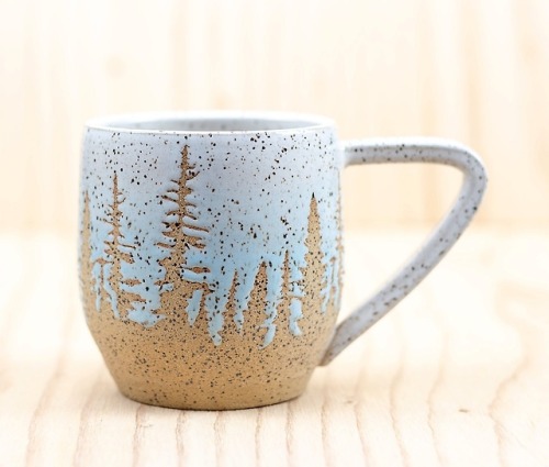 sosuperawesome:Pine Tree MugsBrooke Martinez on EtsySee our...