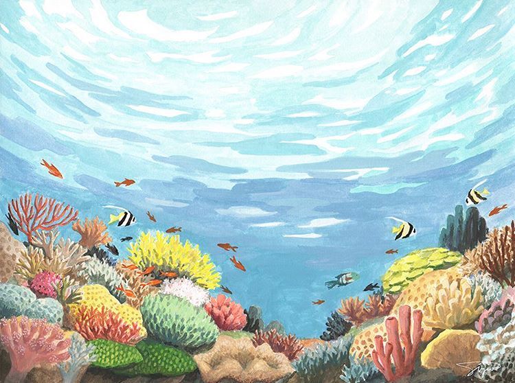 Underwaterworld Stock Illustration Illustration Of