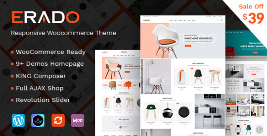 Erado v1.3 – eCommerce WordPress Theme Nulled