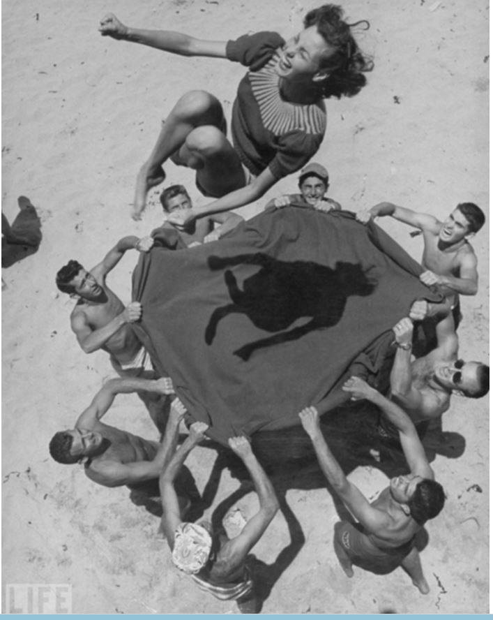 Hermosa Beach, 1948 Photographer : John Florea Born in Ohio and a longtime resident of Los Angeles, John Florea spent much of his career photographing Hollywood stars, including Gary Cooper, Marilyn Monroe, Joan Crawford, and Doris Day. He was a...