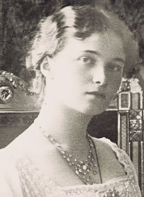 ROMANOV DYNASTY — Closeup photo of the Grand Duchess Olga Nikolaevna...