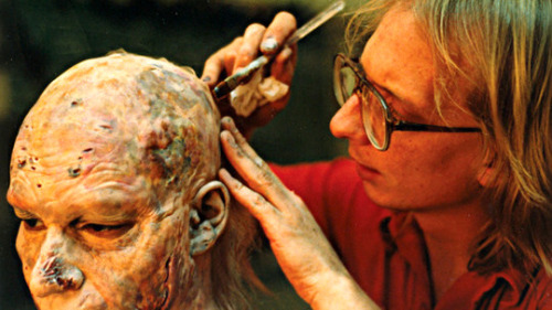 vintagesalt:Behind the scenes of Evil Dead II (dir. Sam Raimi,...