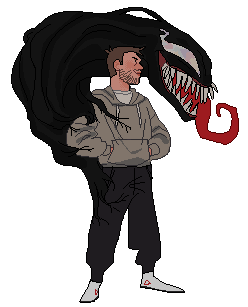 venom eddie brock venom symbiote veddie art stuff you too can use it if you want just credit me please !!