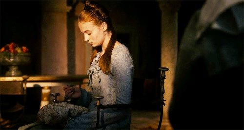 Image result for sansa sewing gif