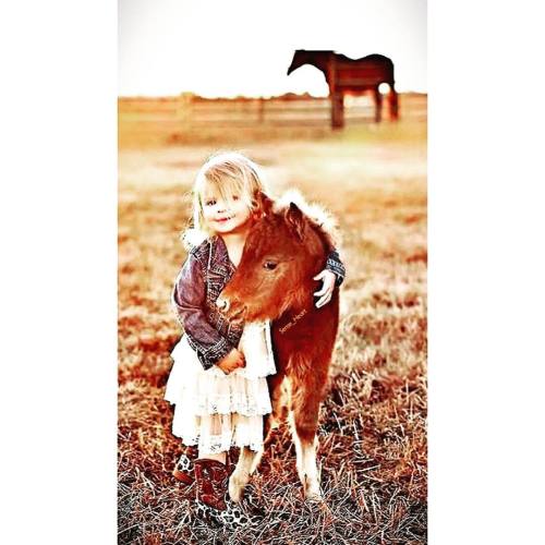 #Little #Horse for a Little #Girl #baby #lovely #children...