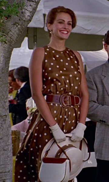 Image result for julia roberts pretty woman polka dot dress