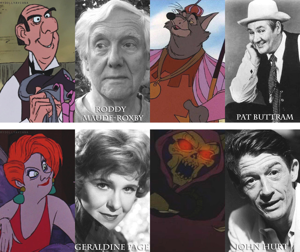 would you bloom — Disney villains & their voice actors/actresses...