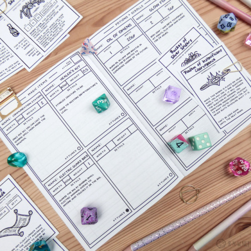 r-n-w:Printable 5e Character Journals!We finally did it! We...