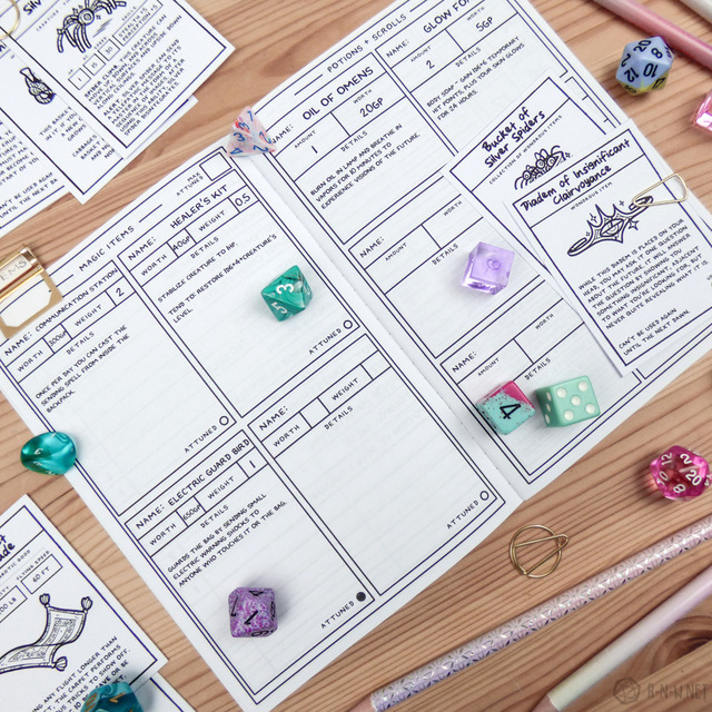 r-n-w: Printable 5e Character Journals! We...