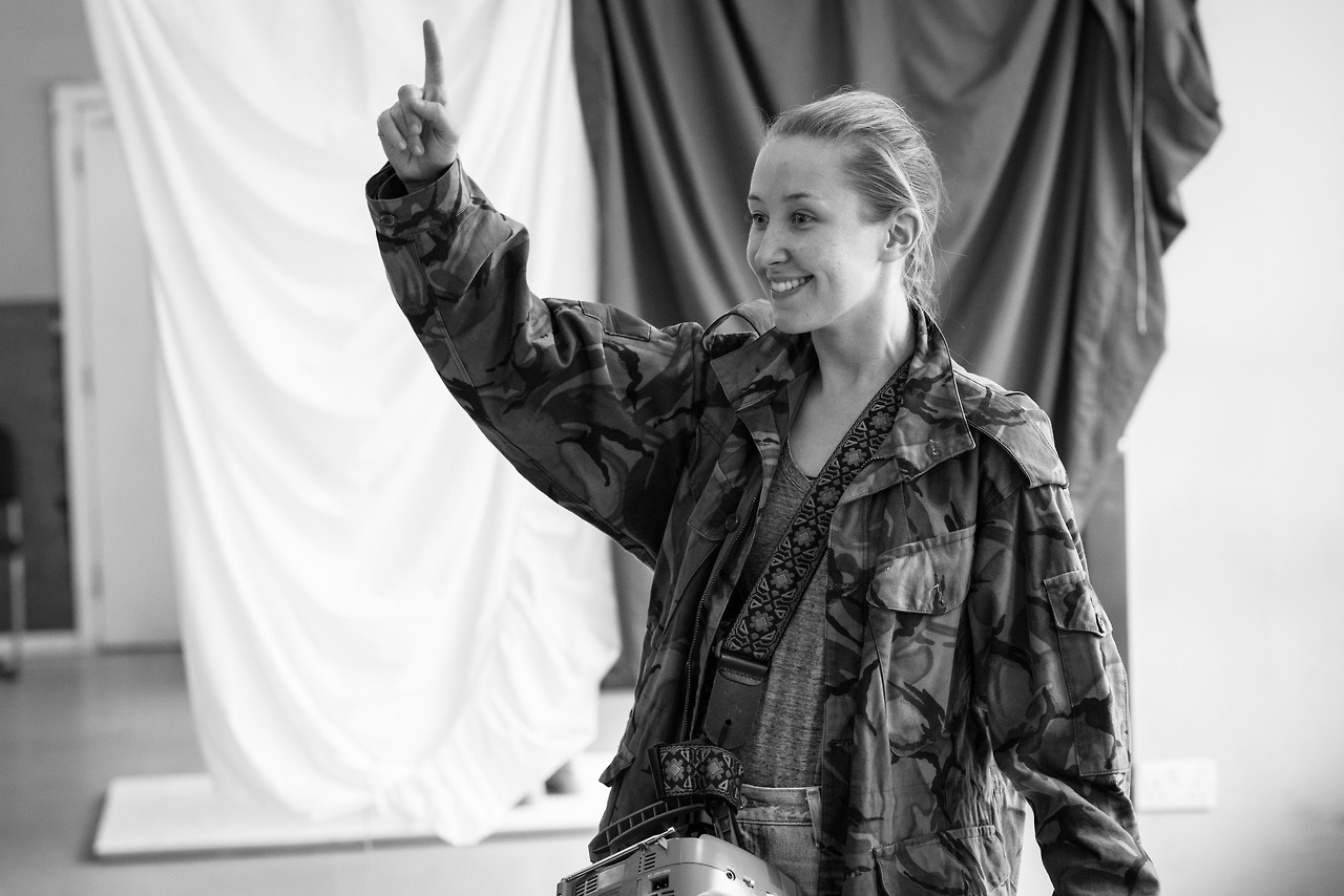 Leon Puplett — Erin Docherty in rehearsals for Josh Roche’s...