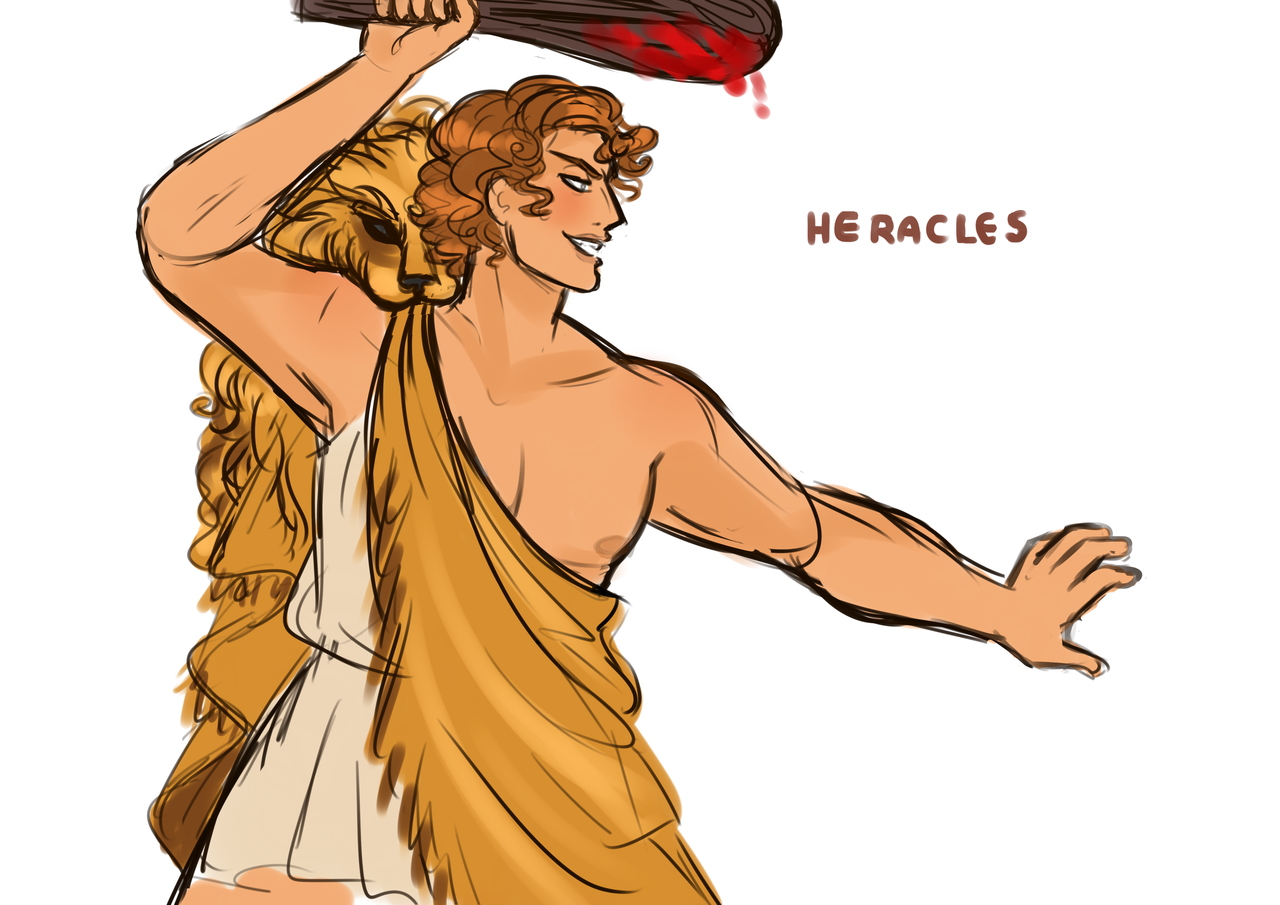 Art And Elves A Doodle Of Heracles From A While Ago