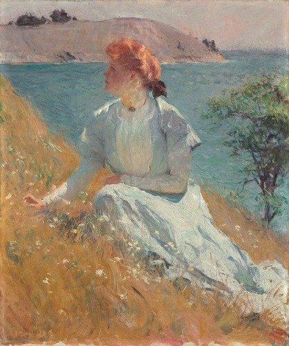 frank-benson:Margaret (“gretchen”) Strong, 1909, Frank W....