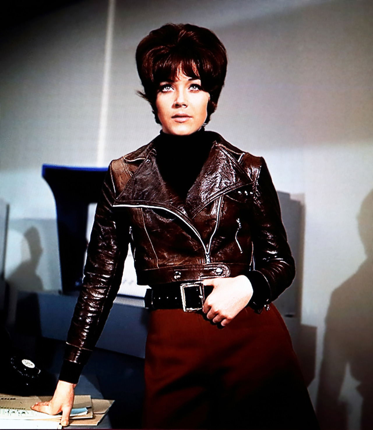 John Steed — Linda Thorson as Tara King from the Avengers