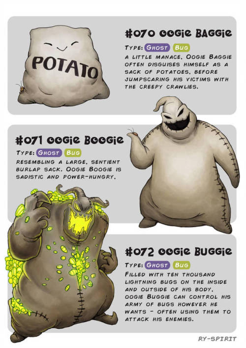 oogie oogieboogie disneyevolution disney evolution ryspirit ryspiritart pokemon nightmarebeforechristmas halloween
