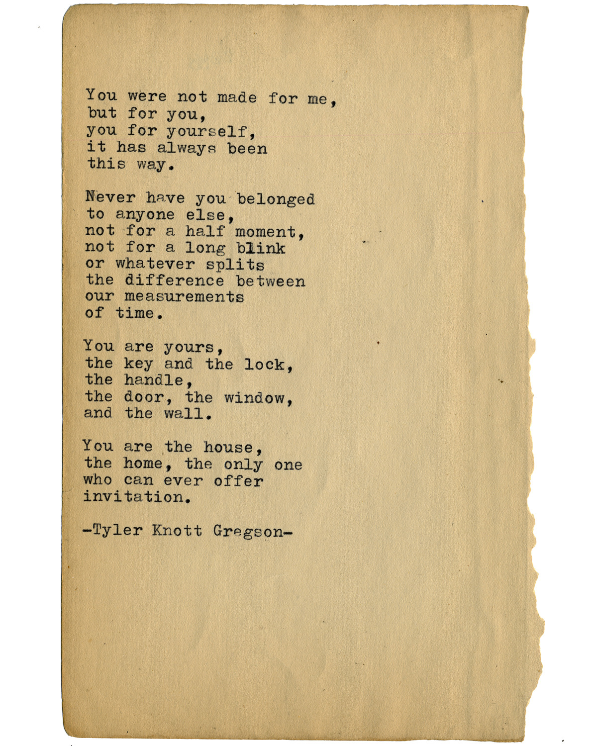 Tyler Knott Gregson