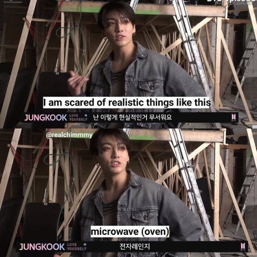 mimibtsghost:JUNGKOOK IS STILL SCARED OF MICROWAVES IM-...