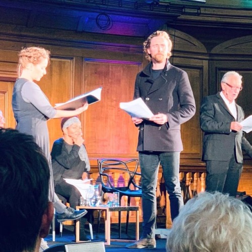 maryxglz:Tom Hiddleston at Dickens vs Tolstoy Debate, October...