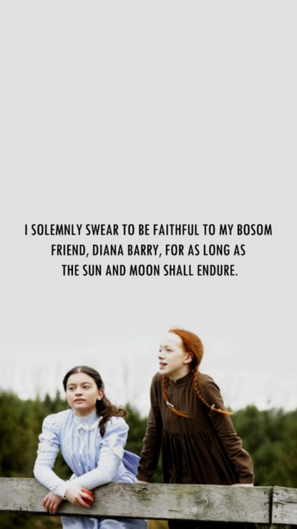 pebaicons:anne with an e quotes lockscreenslike if you save