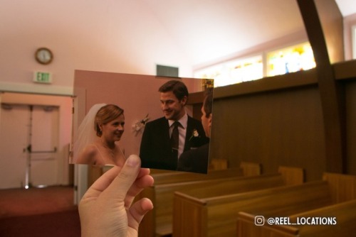 llcoolade:‪Jim and Pam’s wedding in real life ‪Fictional...