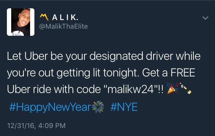 uber promo code nye
