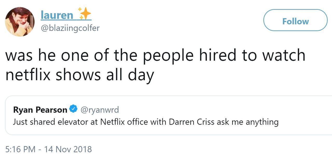 darrencriss - Darren Appreciation Thread:  General News about Darren for 2018 - Page 11 Tumblr_pi7eejSBA01ubd9qxo5_r1_1280