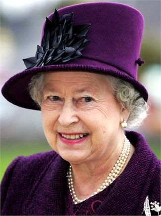 crownedlegend - Queen Elizabeth ll in purple