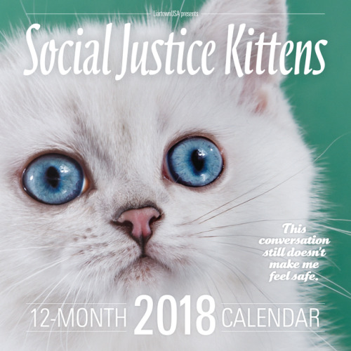 ANNOUNCING THE 2018 SOCIAL JUSTICE KITTENS CALENDARAre you...