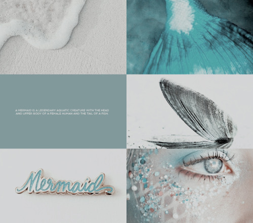 meiradynams:mythology aesthetic:  mermaid“A mermaid is a...