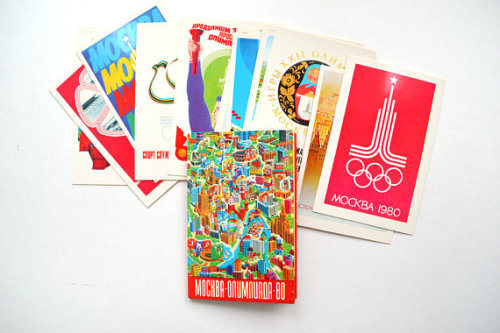 sovietpostcards:Olympic Games Moscow 1980, Full set of 15...