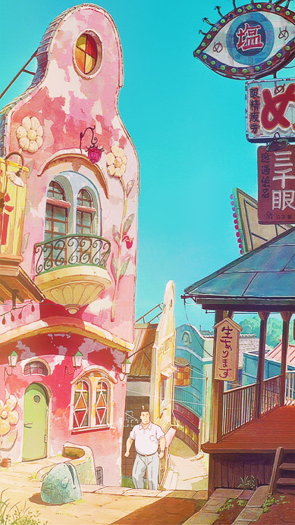 aprettyfire:Spirited Away iPhone 6 (click for hi-res)