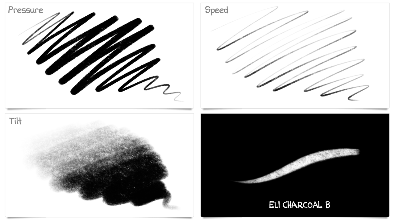 pencil & charcoal procreate brushes free