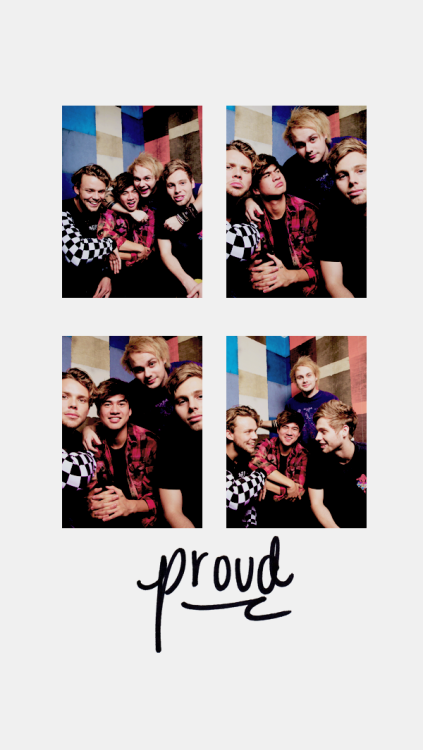 luminescent-icons:❀ 5 seconds of summer lockscreens ❀like this...